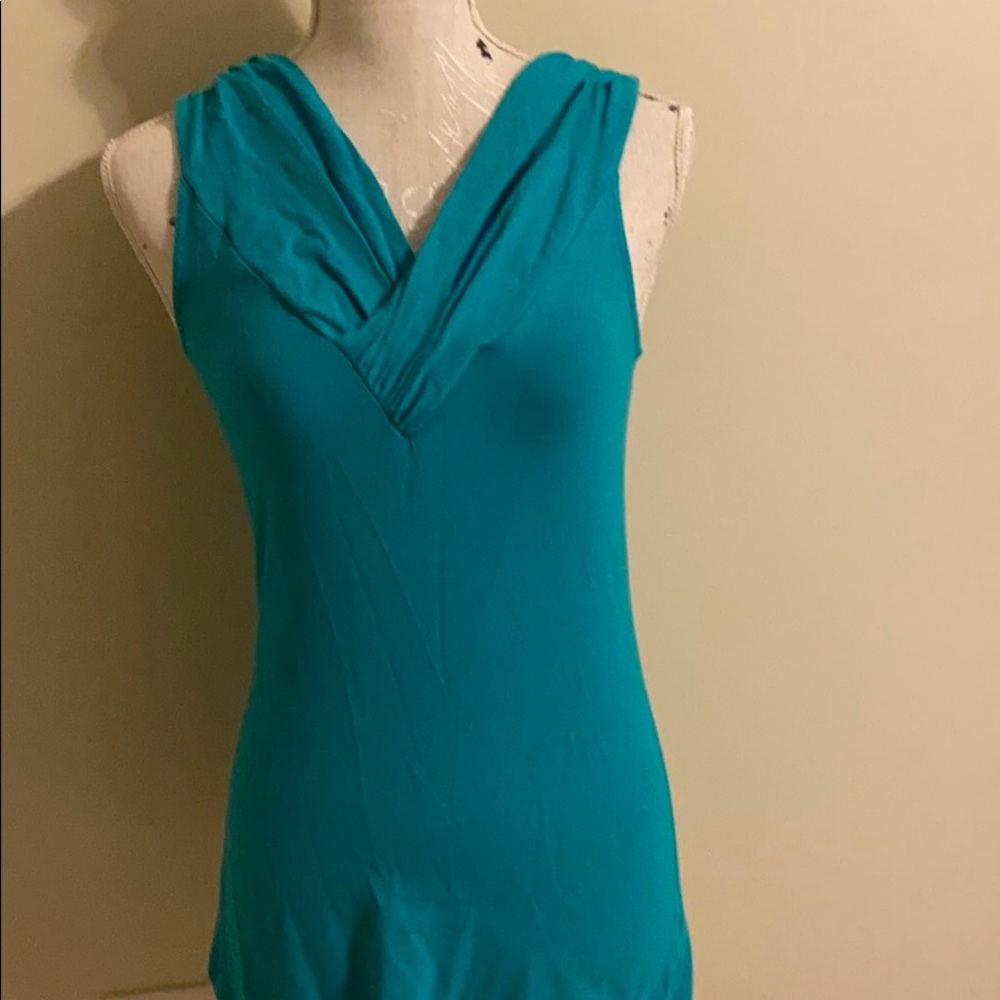 Express Blue-Green Tank Top Sm